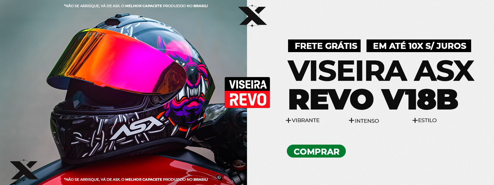 Banner Viseira Revo - Modelo Novo